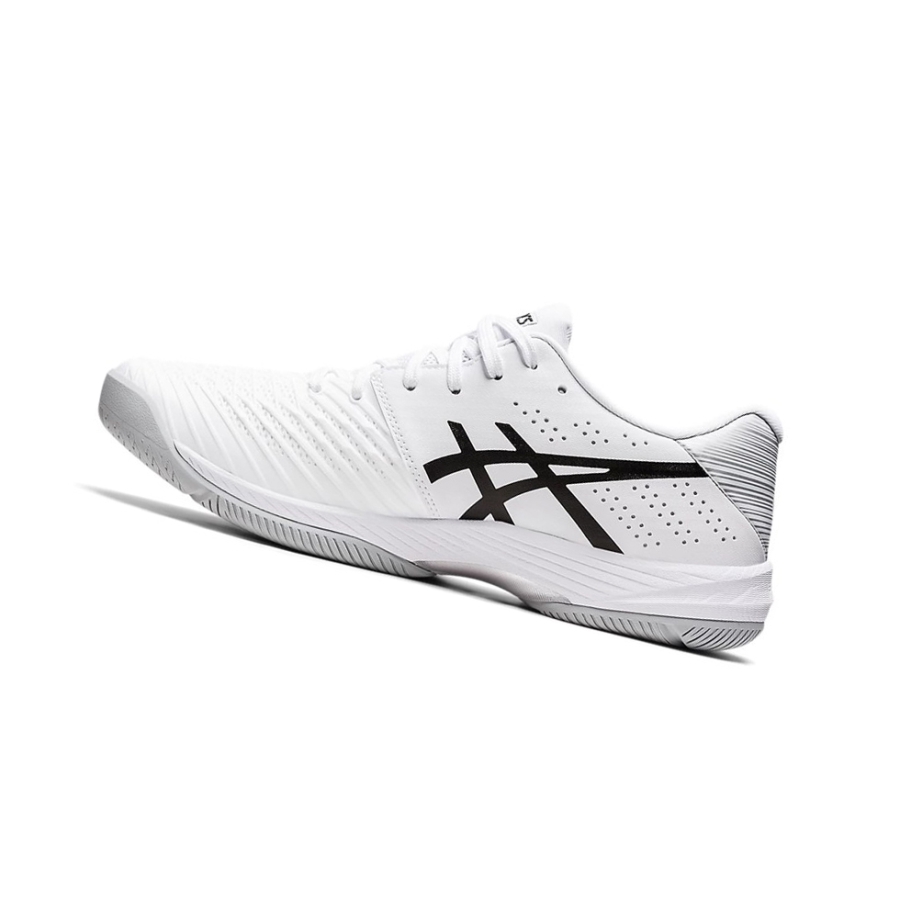 White / Black Men's Asics SOLUTION SWIFT FF CLAY Tennis Shoes | US60317IS - Asics Outlet Sale