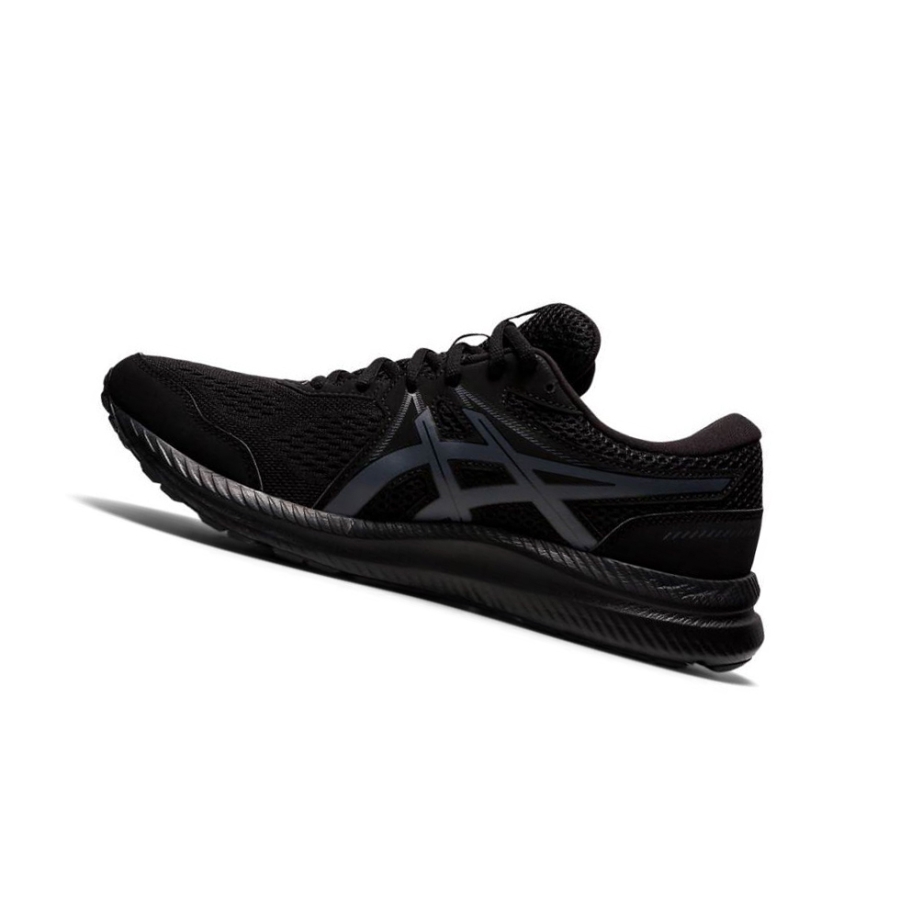 Black Men's Asics GEL-CONTEND 7 Running Shoes | US85210YF - Asics Outlet Sale