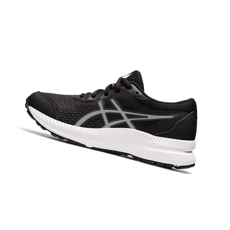 Black / White Kids' Asics CONTEND 8 GS Running Shoes | US07923PD - Asics Outlet Sale
