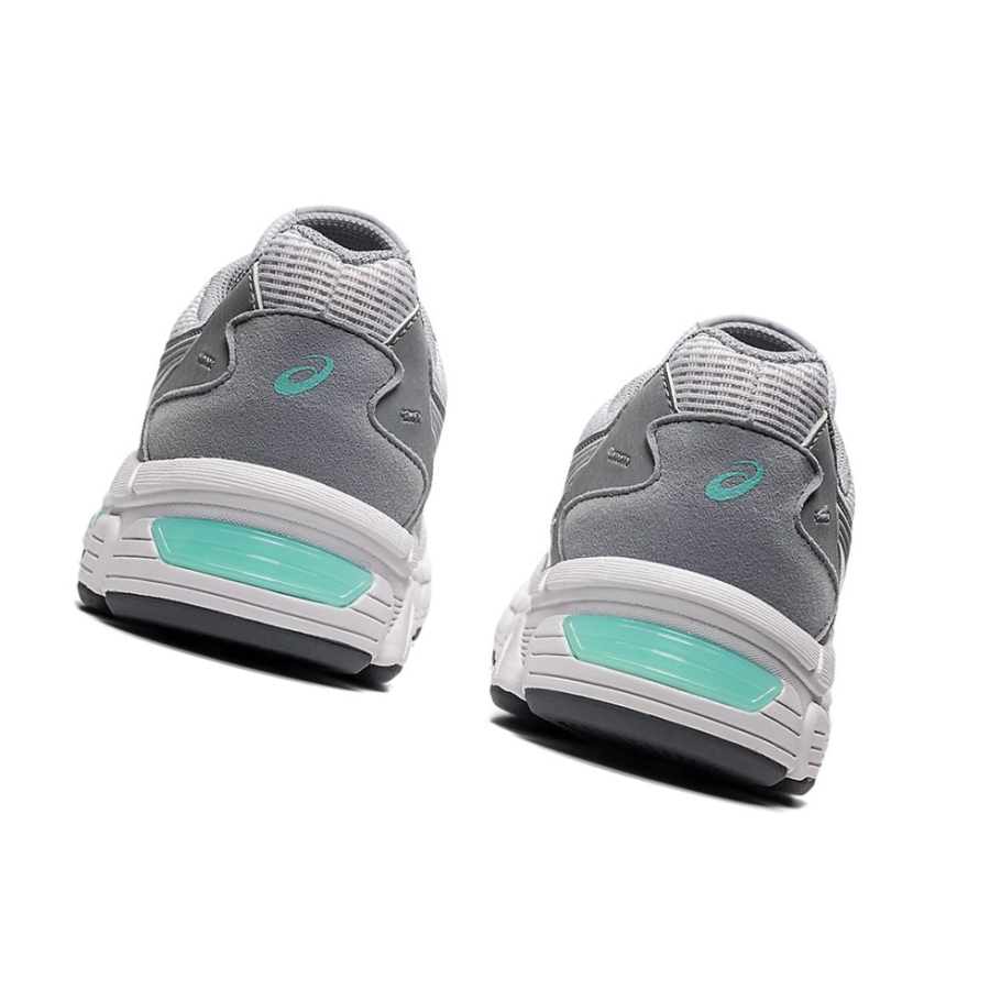 White / Piedmont Grey Women's Asics GEL-JOG MC Sneakers | US08431AD - Asics Outlet Sale