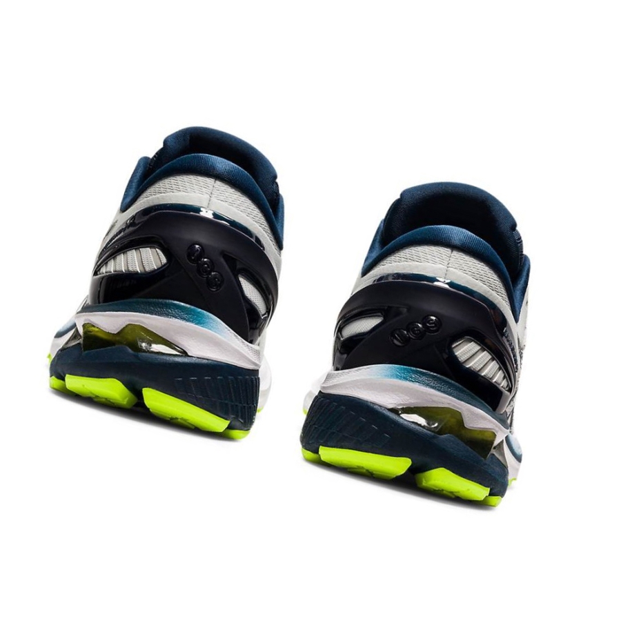 Grey Men's Asics GEL-KAYANO 27 Running Shoes | US71930TL - Asics Outlet Sale