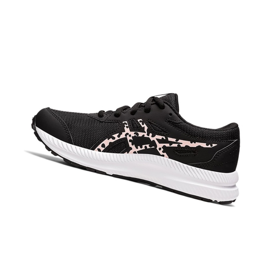 Black / Frosted Rose Kids' Asics CONTEND 8 GS Running Shoes | US57294CZ - Asics Outlet Sale