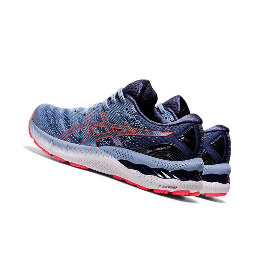 Light Blue Women's Asics GEL-NIMBUS 23 Running Shoes | US81407SU - Asics Outlet Sale