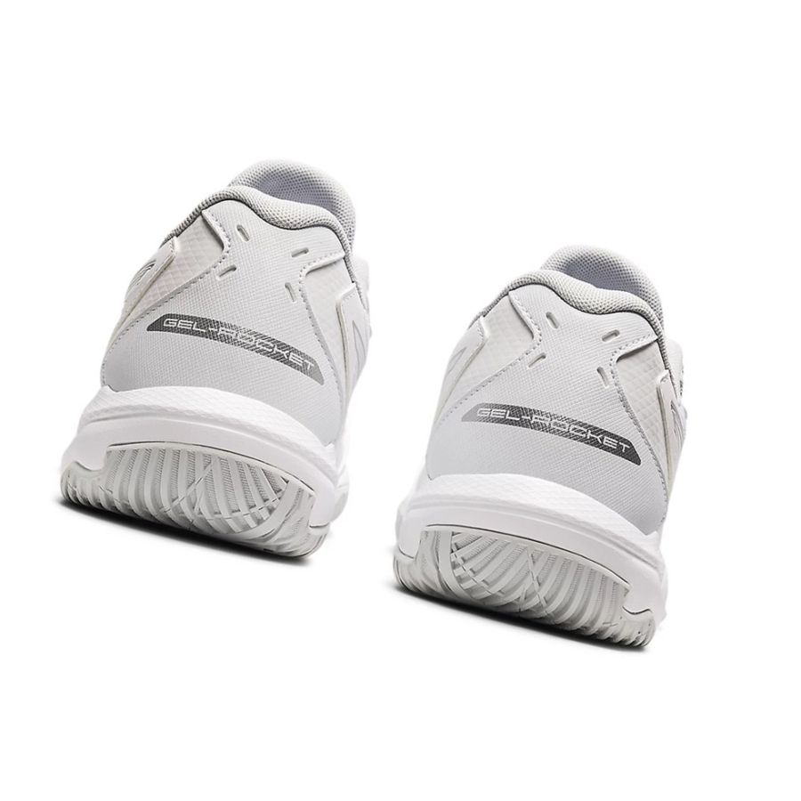 White / White Women's Asics GEL-ROCKET 10 Volleyball Shoes | US39470GU - Asics Outlet Sale