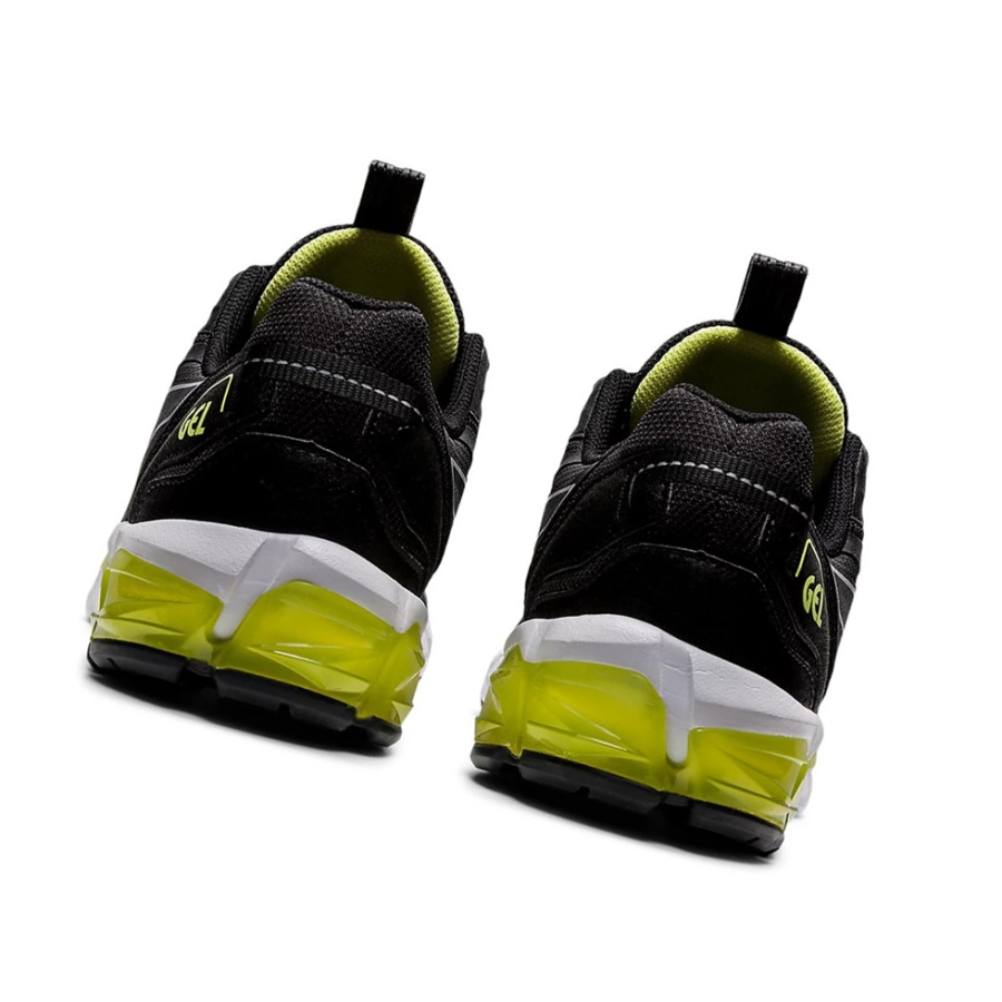 Black / Glow Yellow Men's Asics GEL-QUANTUM 90 Sneakers | US86307IL - Asics Outlet Sale