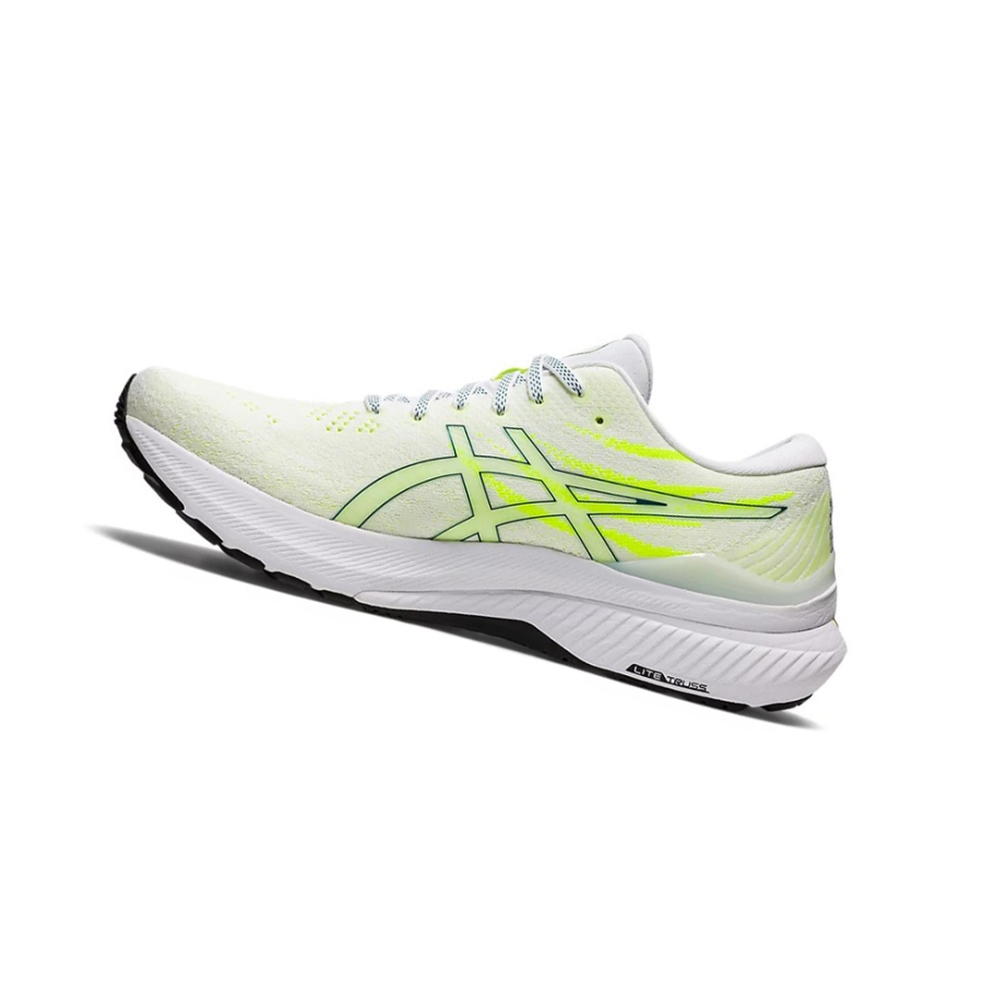 White / Velvet Pine Men's Asics GEL-KAYANO 29 Running Shoes | US59378VP - Asics Outlet Sale