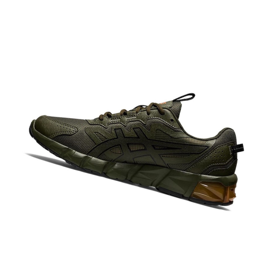 Olive Canvas / Black Men's Asics GEL-QUANTUM 90 Sneakers | US19452BX - Asics Outlet Sale