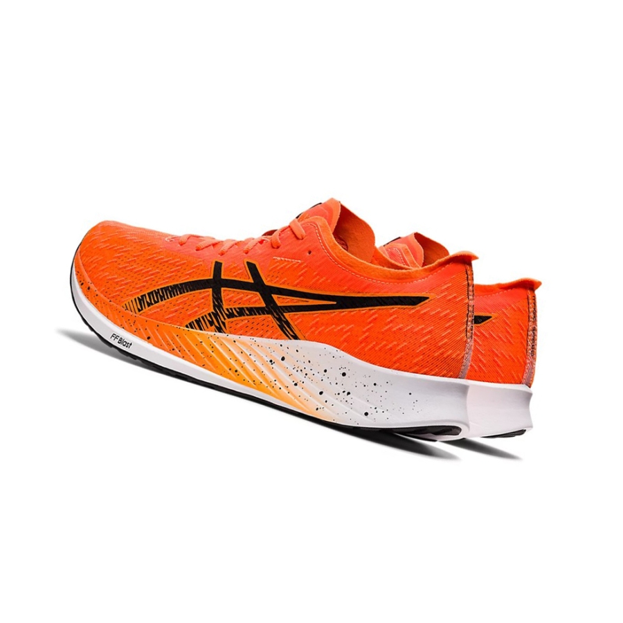 Shocking Orange / Black Men's Asics MAGIC SPEED Running Shoes | US20648FX - Asics Outlet Sale