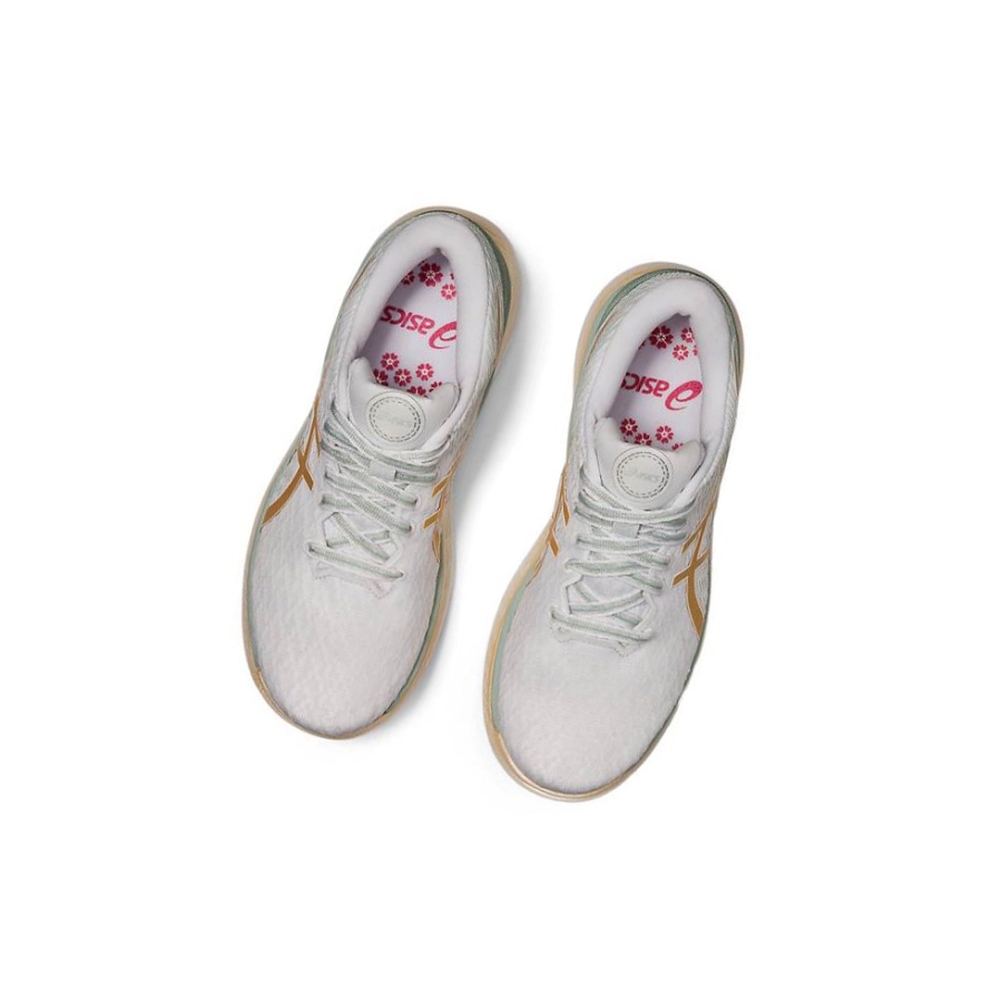 White Women's Asics GLIDERIDE 2 NEW STRONG Running Shoes | US96510XK - Asics Outlet Sale