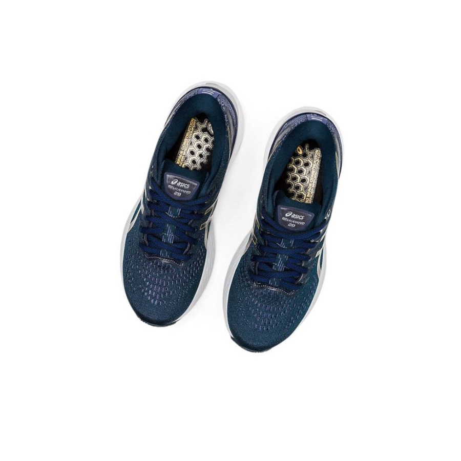 Navy Women's Asics GEL-KAYANO 28 Wide Running Shoes | US64219KL - Asics Outlet Sale