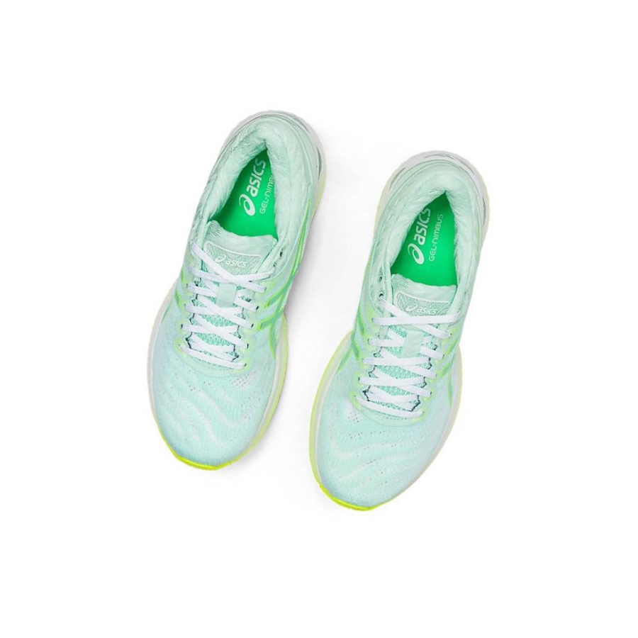 Mint Women's Asics GEL-NIMBUS 22 Running Shoes | US74952XB - Asics Outlet Sale