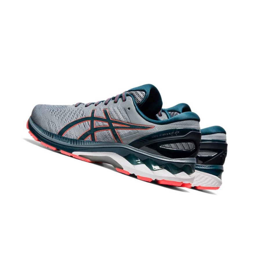 Grey Men's Asics GEL-KAYANO 27 Running Shoes | US06729CK - Asics Outlet Sale