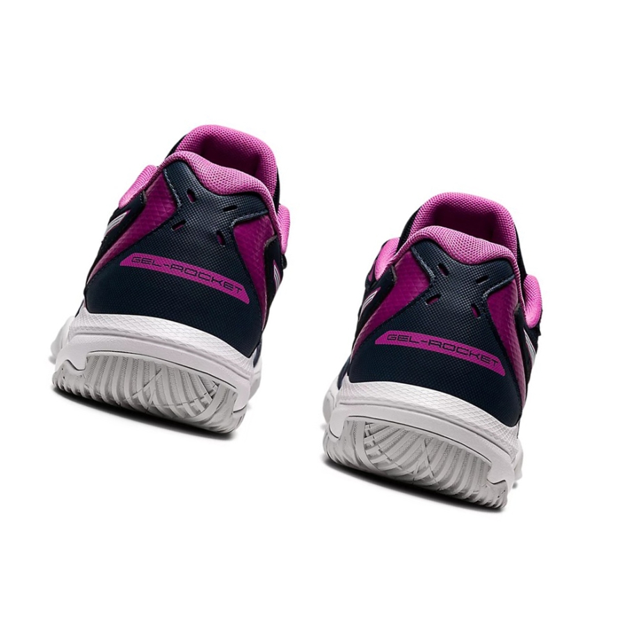 Blue / White Women's Asics GEL-ROCKET 10 Volleyball Shoes | US79148ZW - Asics Outlet Sale