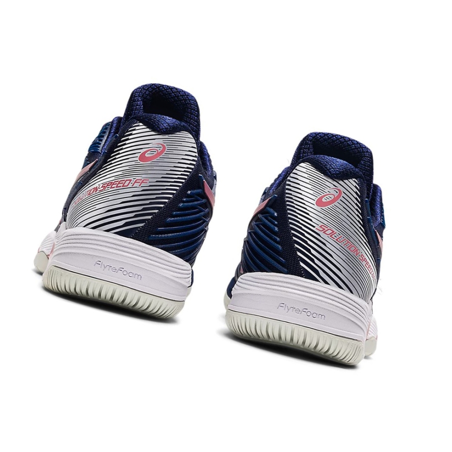 Peacoat / Smokey Rose Women's Asics SOLUTION SPEED FF 2 Tennis Shoes | US53602KC - Asics Outlet Sale