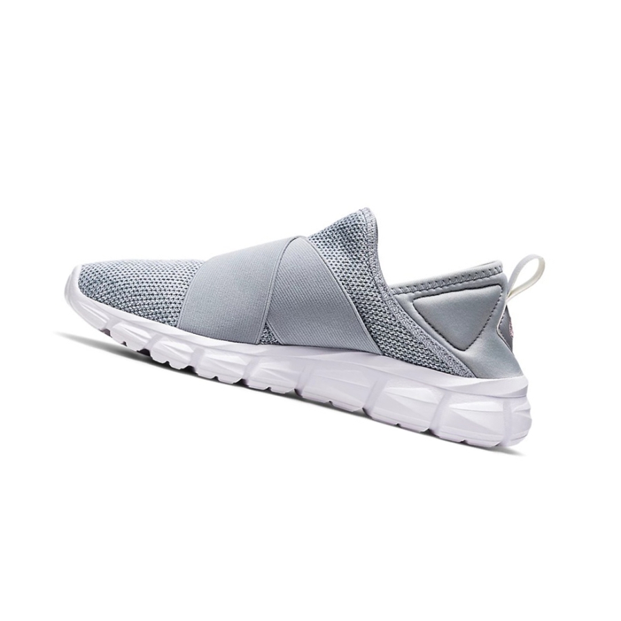 Piedmont Grey / Pink Salt Women's Asics QUANTUM LYTE SLIP-ON Sneakers | US12863RM - Asics Outlet Sale