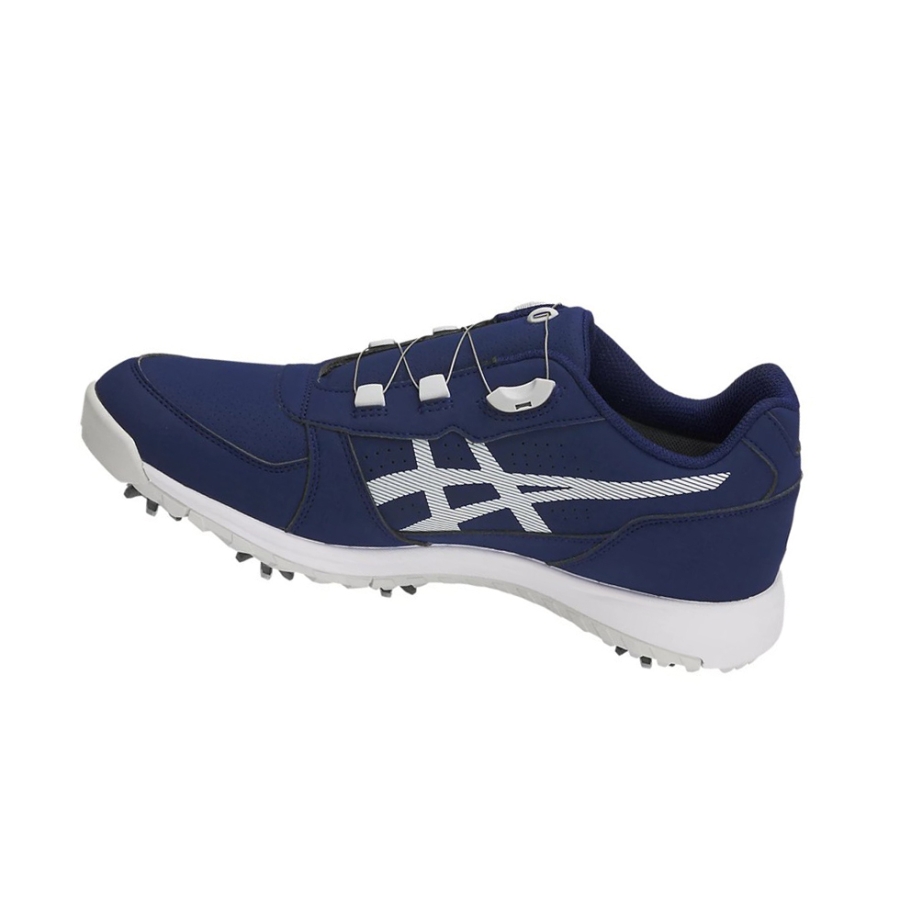 Peacoat / Glacier Grey Men's Asics GEL-PRESHOT BOA Golf Shoes | US81637QU - Asics Outlet Sale