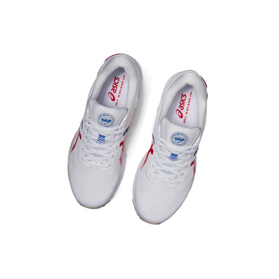 White Women's Asics GEL-KAYANO 26 Retro Tokyo Running Shoes | US32564ES - Asics Outlet Sale
