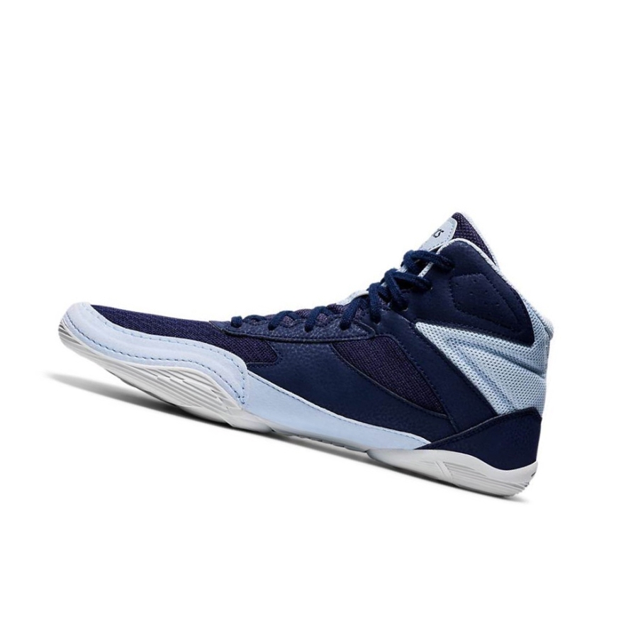 Navy Men's Asics MATFLEX 6 Wrestling Shoes | US40726SP - Asics Outlet Sale