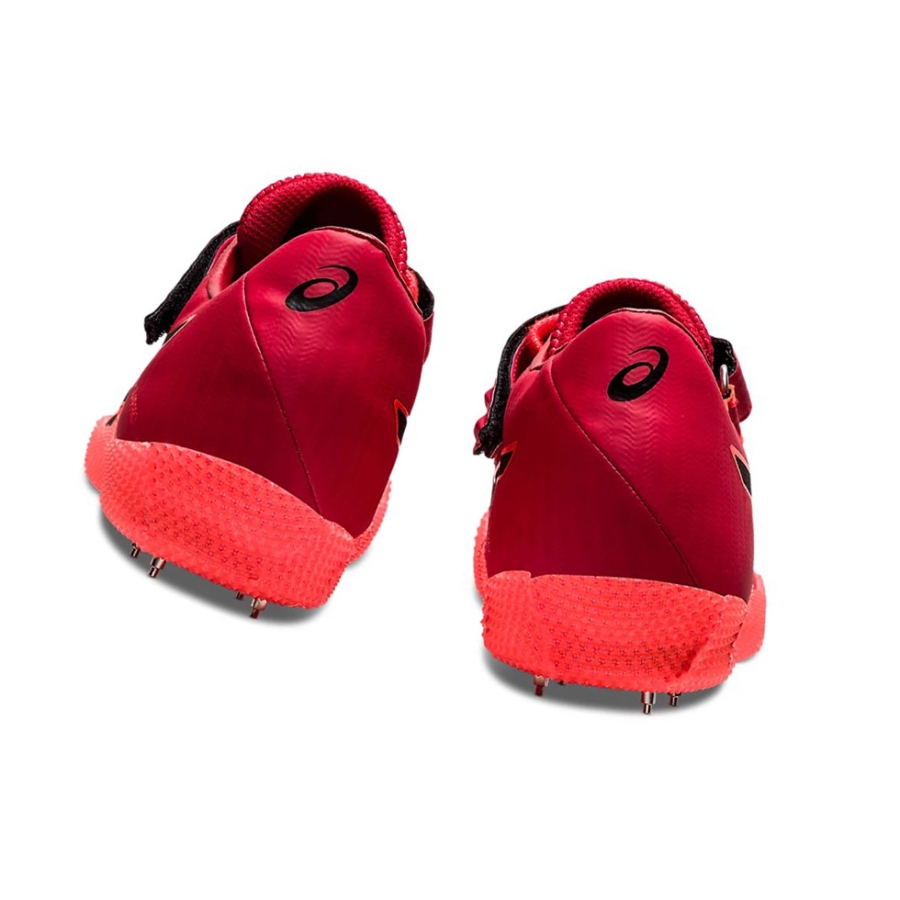 Sunrise Red / Black Men's Asics HIGH JUMP PRO 2 Track Shoes | US46318VY - Asics Outlet Sale