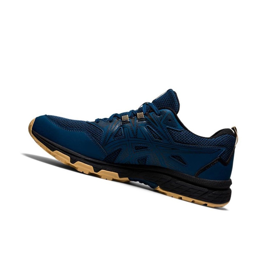 Navy Men's Asics GEL-VENTURE 8 Trail Running Shoes | US05319ZU - Asics Outlet Sale