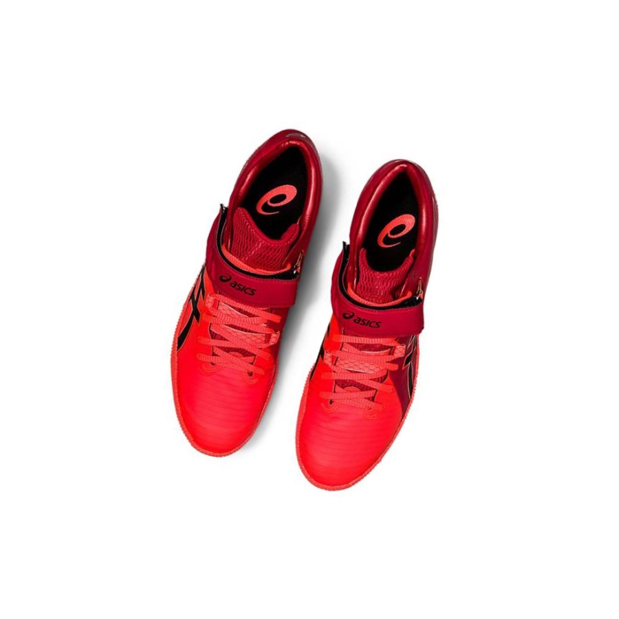 Red Women's Asics HIGH JUMP PRO 2 R Track Shoes | US28614VX - Asics Outlet Sale
