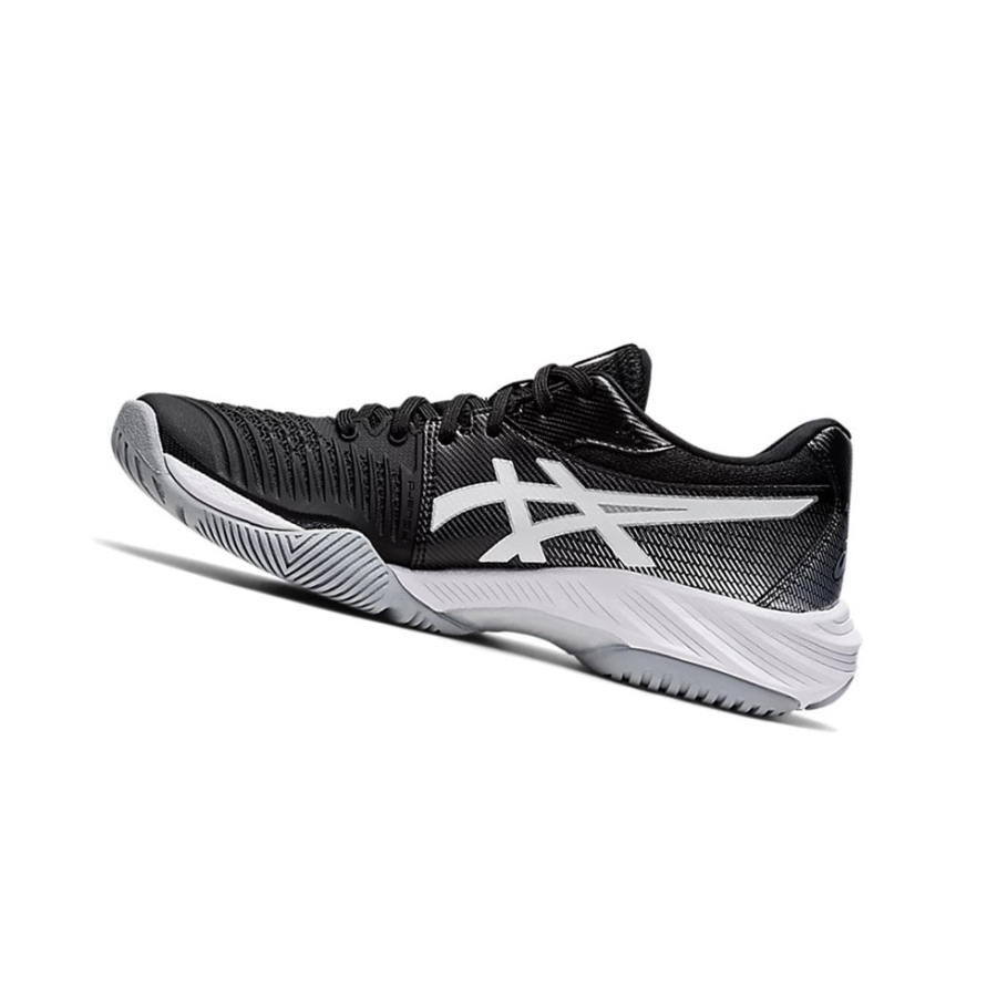 Black / Pure Silver Women's Asics NETBURNER BALLISTIC FF 3 Volleyball Shoes | US48709VO - Asics Outlet Sale