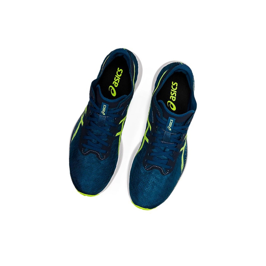 Mako Blue / Hazard Green Men's Asics MAGIC SPEED Running Shoes | US03497EP - Asics Outlet Sale