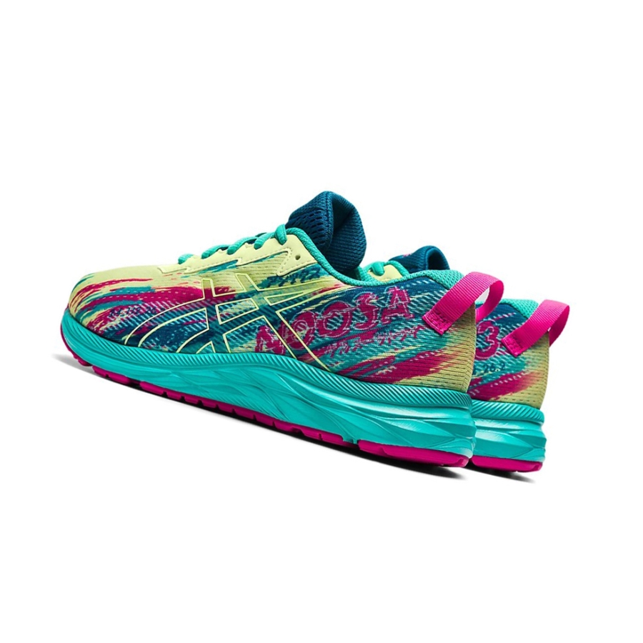 Green / Yellow / Red Kids' Asics GEL-NOOSA TRI 13 GS Running Shoes | US94183XN - Asics Outlet Sale