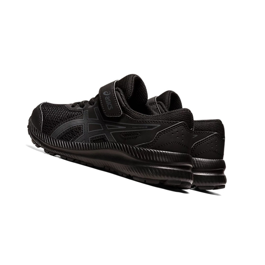 Black / Carrier Grey Kids' Asics CONTEND 8 PS Running Shoes | US27683XQ - Asics Outlet Sale