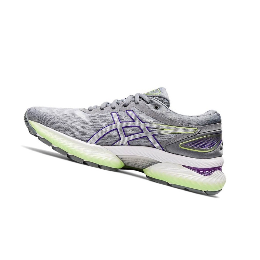 Grey Women's Asics GEL-NIMBUS 22 Running Shoes | US36574KO - Asics Outlet Sale