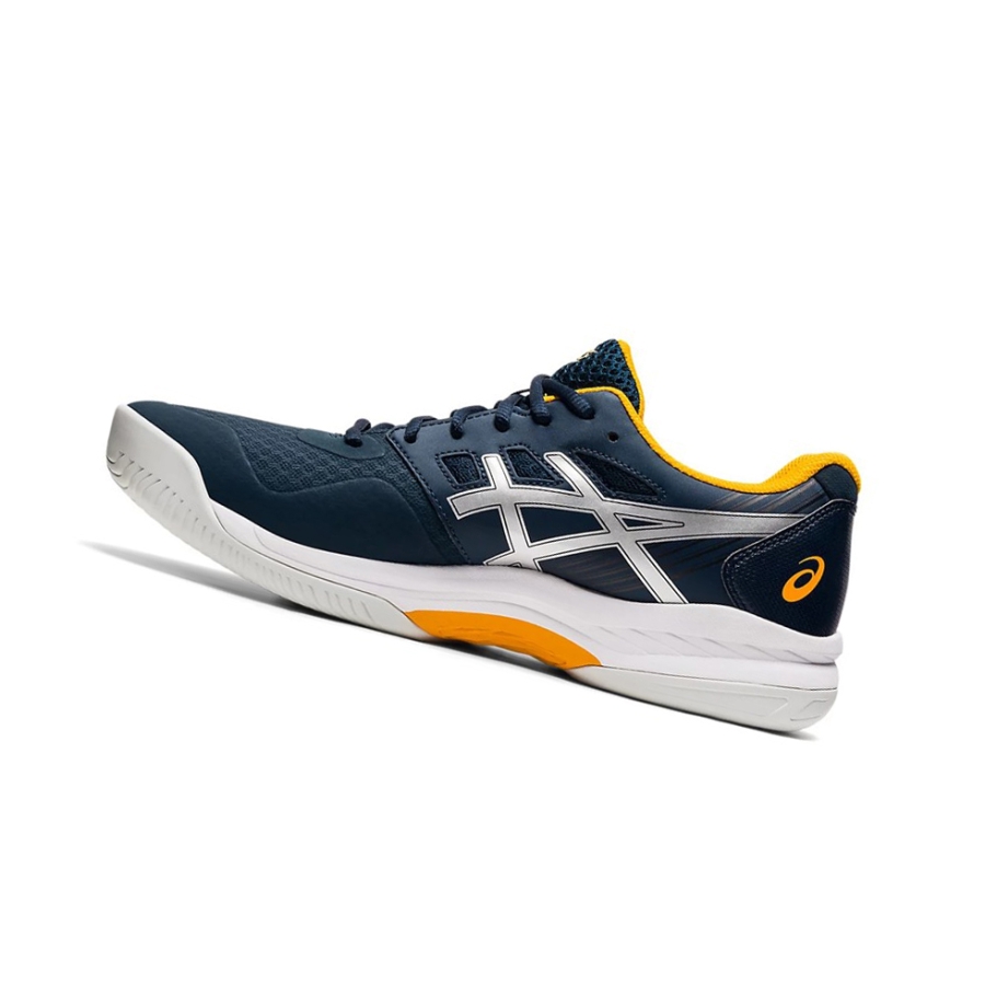 French Blue / Pure Silver Men's Asics GEL-GAME 8 Tennis Shoes | US47863IB - Asics Outlet Sale