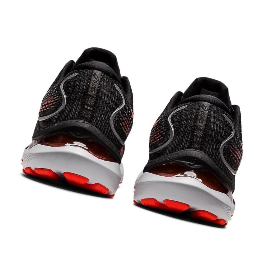 Black / Cherry Tomato Men's Asics GEL-CUMULUS 24 Running Shoes | US34290GX - Asics Outlet Sale