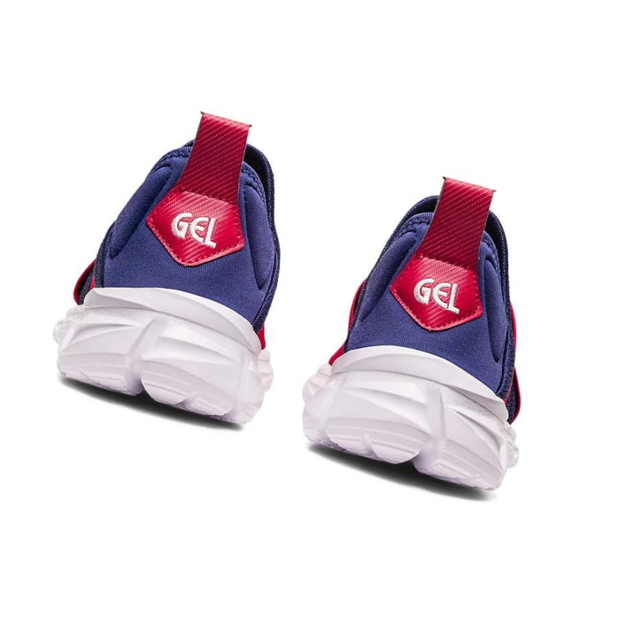Indigo Blue / Speed Red Men's Asics QUANTUM LYTE SLIP-ON Sneakers | US92647WB - Asics Outlet Sale