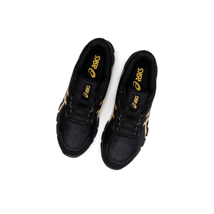 Black Men's Asics GEL-QUANTUM 360 6 Sneakers | US28135HS - Asics Outlet Sale