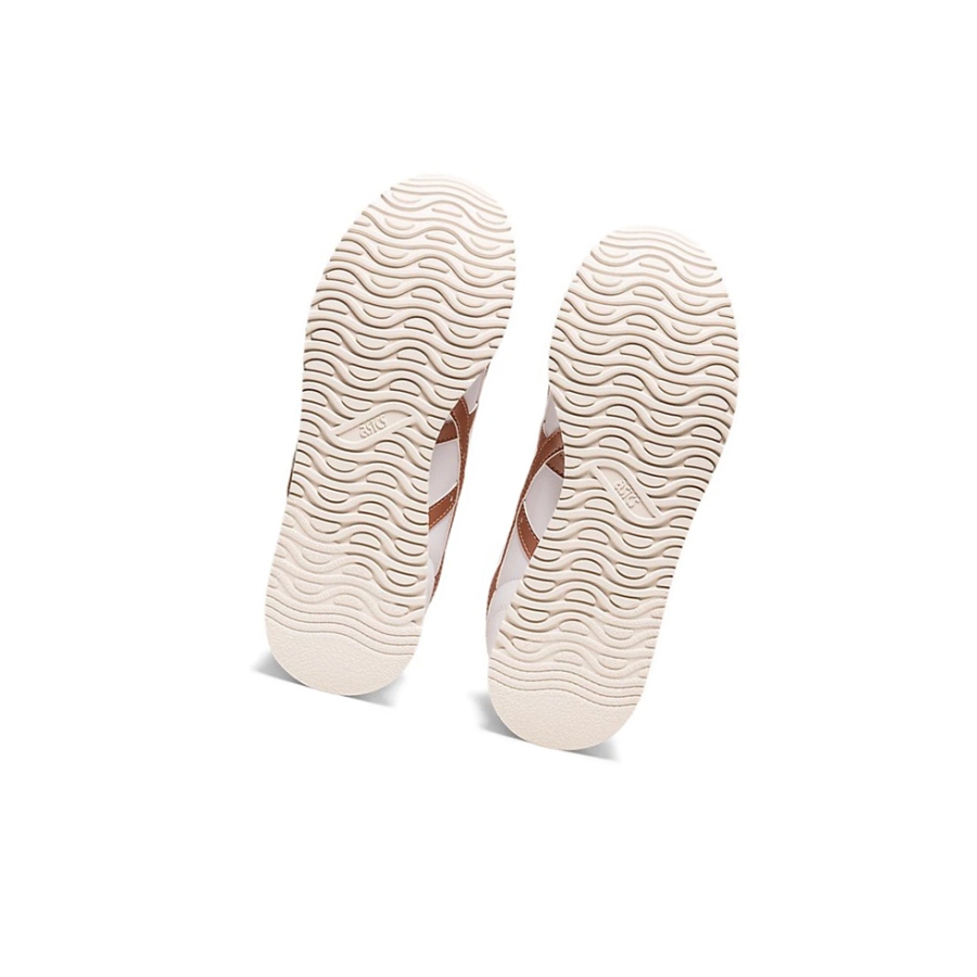 White / Rose Gold Women's Asics TIGER RUNNER Sneakers | US97420OF - Asics Outlet Sale