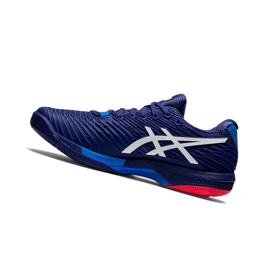 Dive Blue / White Men's Asics SOLUTION SPEED FF 2 Tennis Shoes | US72690DV - Asics Outlet Sale