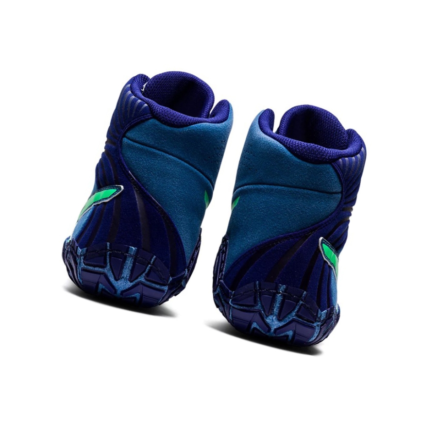 Azure / New Leaf Men's Asics AGGRESSOR 5 Wrestling Shoes | US86721NS - Asics Outlet Sale