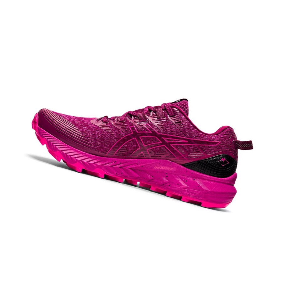 Dried Berry / Fuchsia Red Women's Asics GEL-Trabuco 10 Trail Running Shoes | US81643UD - Asics Outlet Sale
