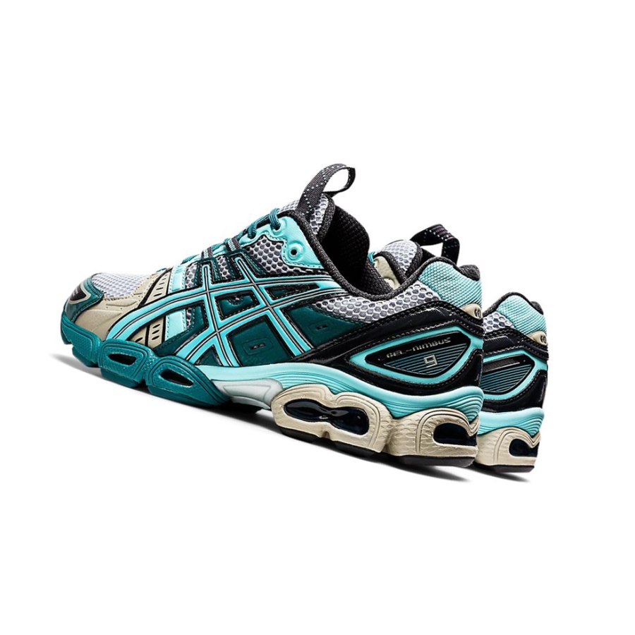 Piedmont Grey / Aruba Blue Women's Asics UB3-S GEL-NIMBUS 9 Sneakers | US36048MK - Asics Outlet Sale