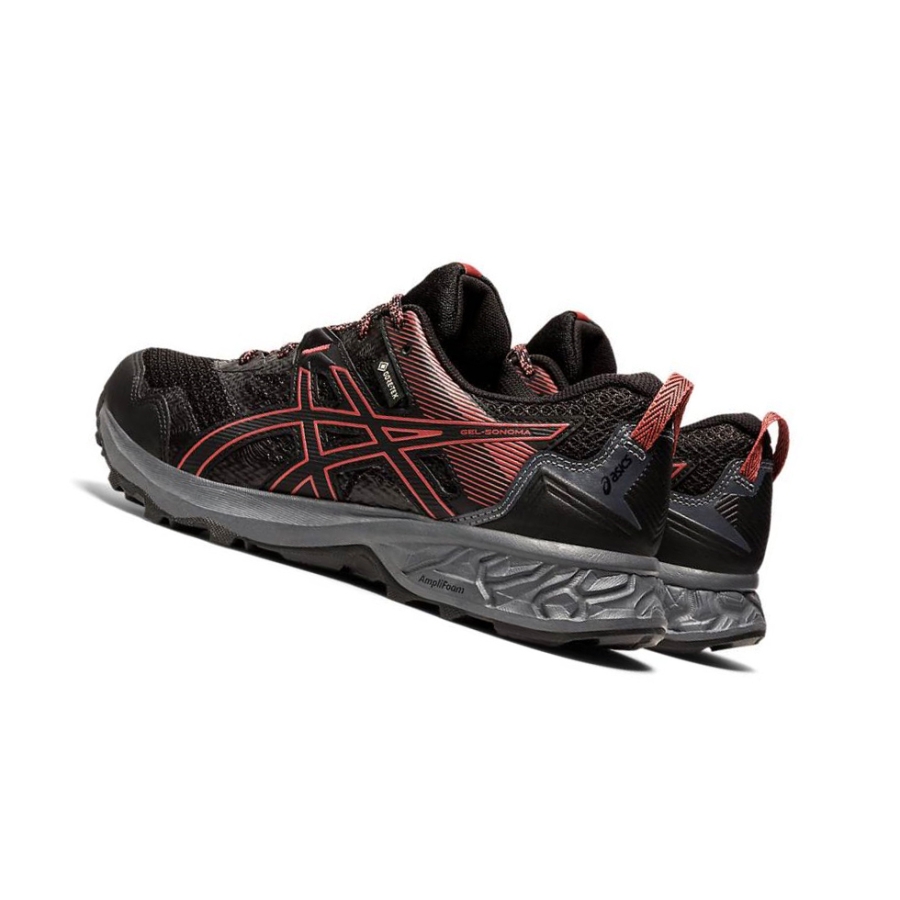Black Women's Asics GEL-SONOMA 5 G-TX trail Trail Running Shoes | US65049TA - Asics Outlet Sale