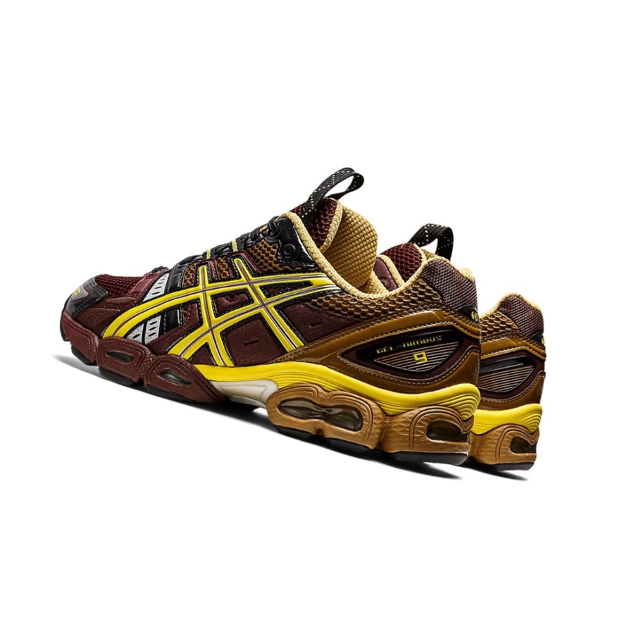 Rum Raisin / Green Sheen Men's Asics UB3-S GEL-NIMBUS 9 Sneakers | US25379PI - Asics Outlet Sale
