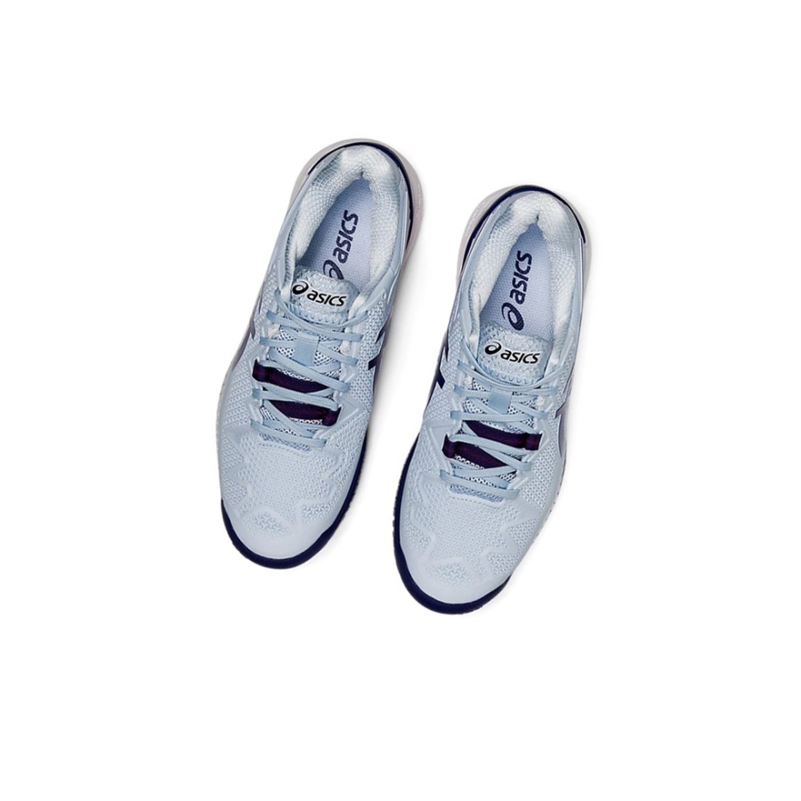 Soft Sky / Dive Blue Women's Asics GEL-RESOLUTION 8 (D) Tennis Shoes | US74521RS - Asics Outlet Sale