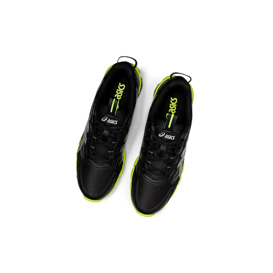 Black / Aizuri Blue Men's Asics GEL-QUANTUM 90 Sneakers | US58032EG - Asics Outlet Sale