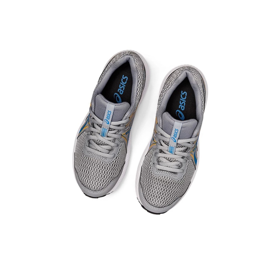 Sheet Rock / Electric Blue Kids' Asics CONTEND 7 GS Running Shoes | US13874VK - Asics Outlet Sale
