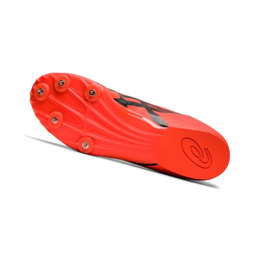 Sunrise Red / Black Women's Asics HYPER MD 7 Track Shoes | US65091JF - Asics Outlet Sale