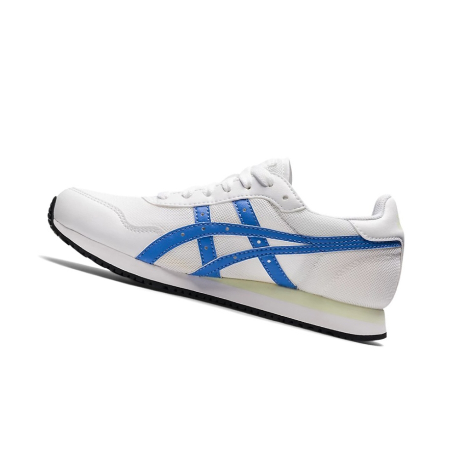 White / Blue Women's Asics TIGER RUNNER Sneakers | US92387UT - Asics Outlet Sale