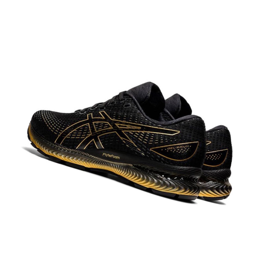 Black Men's Asics GEL-SAIUN Running Shoes | US40893JI - Asics Outlet Sale