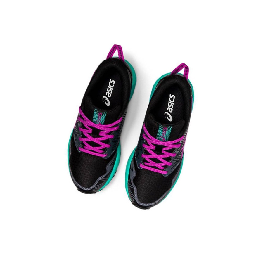 Black Kids' Asics GEL-FUJITRABUCO 8 GS Running Shoes | US37952DZ - Asics Outlet Sale