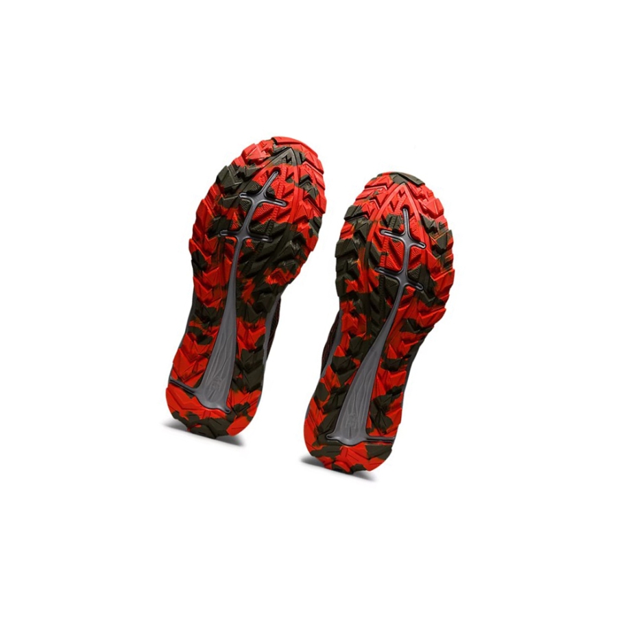 Mantle Green / Cherry Tomato Men's Asics GEL-EXCITE TRAIL Running Shoes | US07259OZ - Asics Outlet Sale