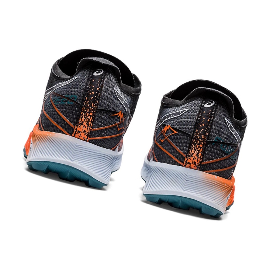 Black / Nova Orange Women's Asics Fuji Speed Trail Running Shoes | US34187CO - Asics Outlet Sale